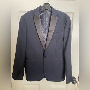 Express Men’s Suit Jacket Coat Navy Blue Size 36S